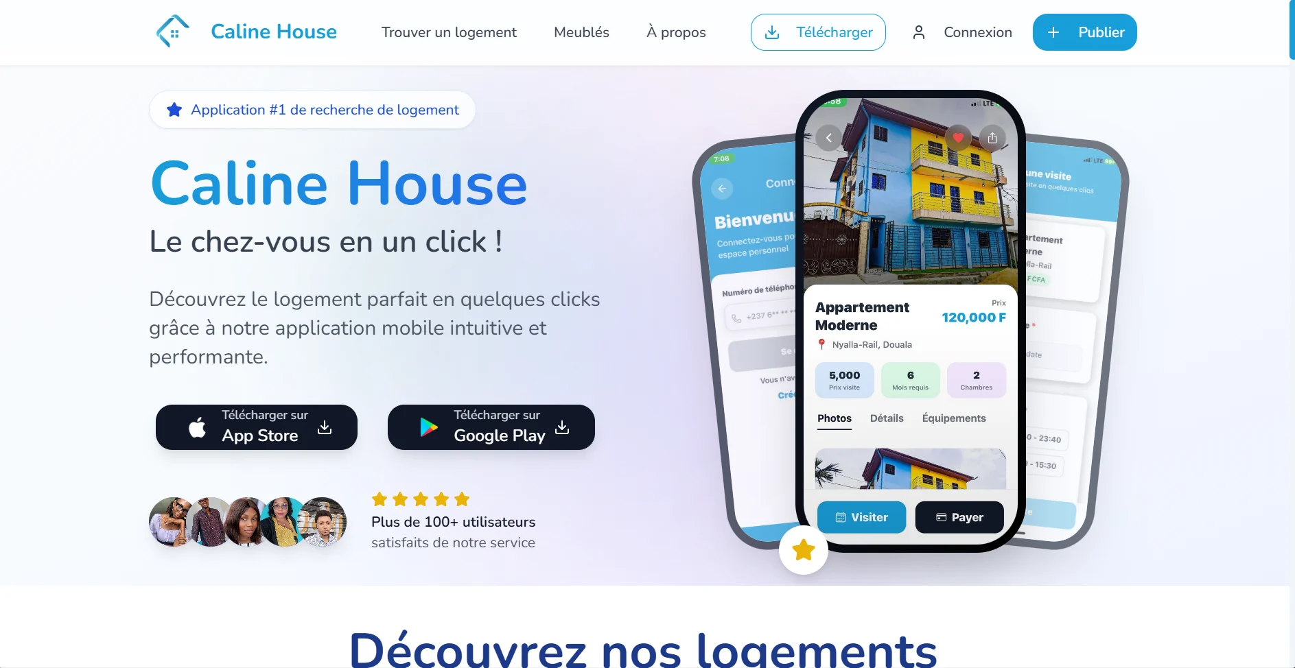 Page d'accueil