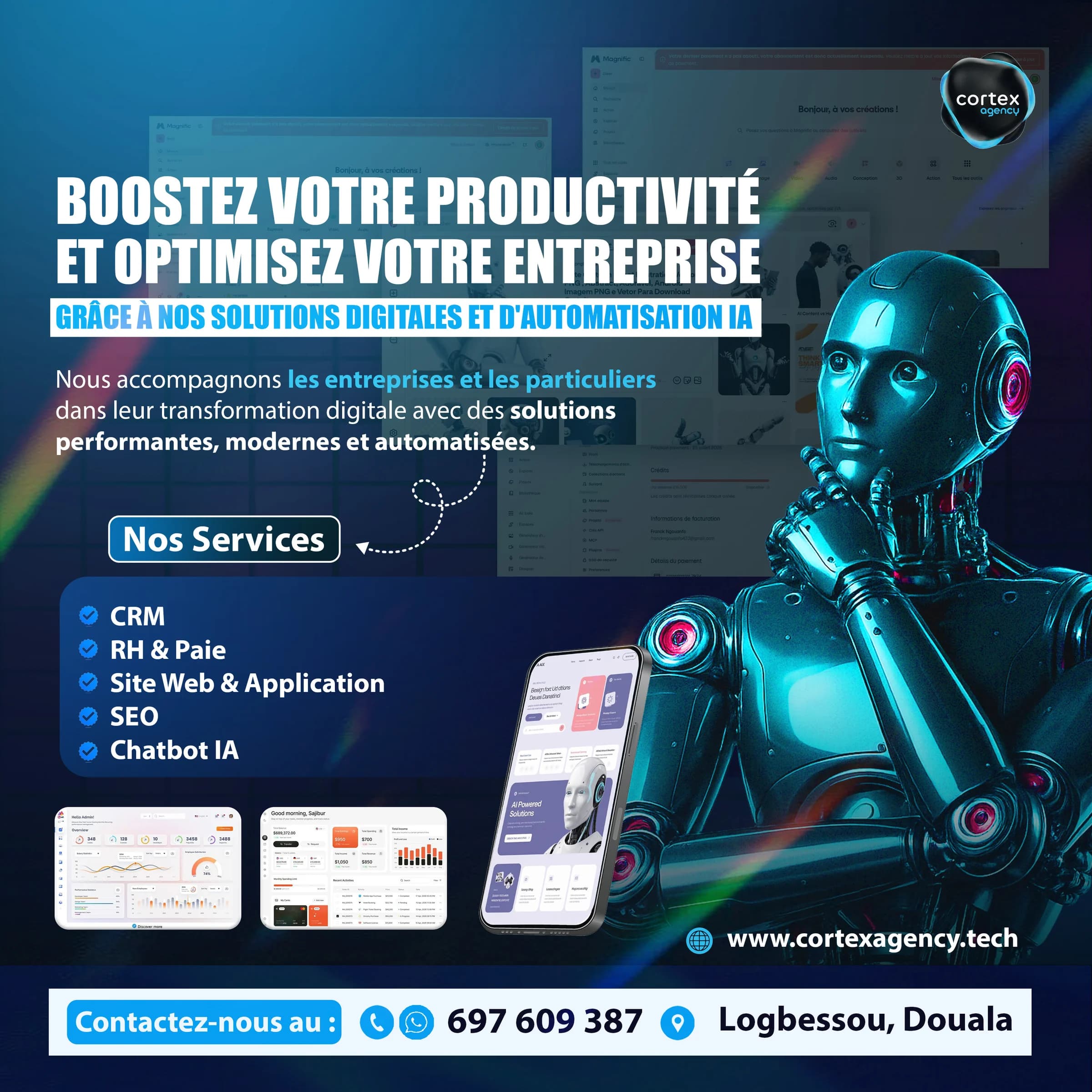 Solutions digitales et automatisation IA